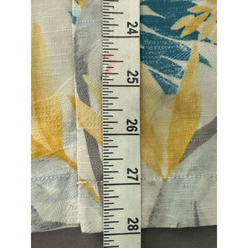 Tommy Bahama Shirt Mens Small Tropical Floral Silk Blend‎ Hawaiian